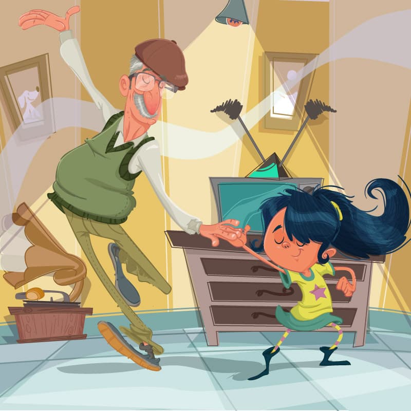 Dançando com o vovô