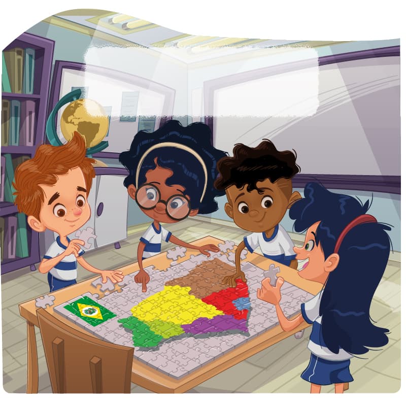 Montando quebra-cabeças