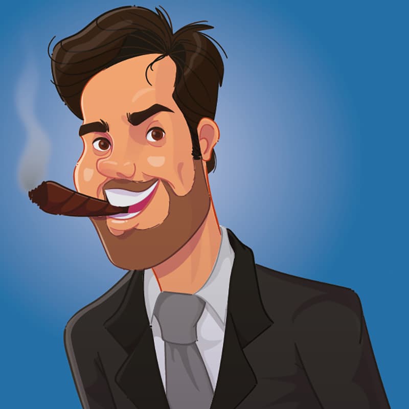 Caricatura Danilo Gentili